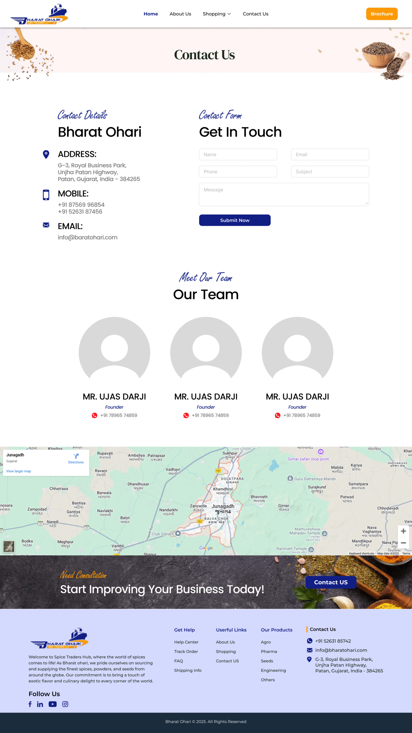 Bharat Contact Page 1