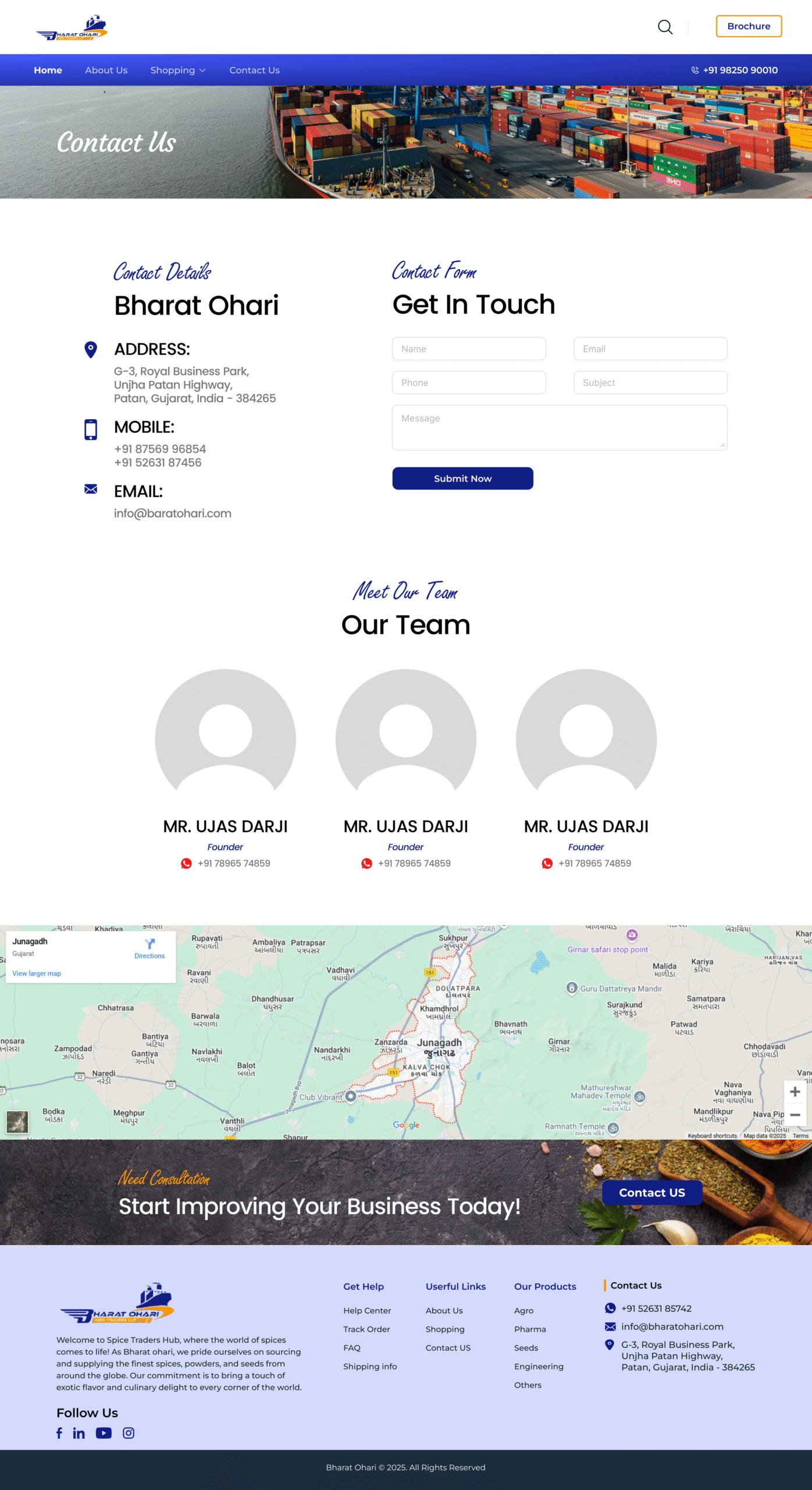 Bharat Contact Page 2